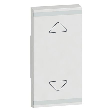Arteor - MyHOME - Square key cover BUS/SCS - Up/Down symbol - 1 module - white