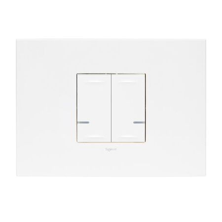 Arteor with Netatmo 2 Gang 2 Module Wireless Remote Control with Coverplate White