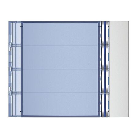 Bticino Sfera New Single Column 4 Pushbutton Front Cover Plate Allmetal