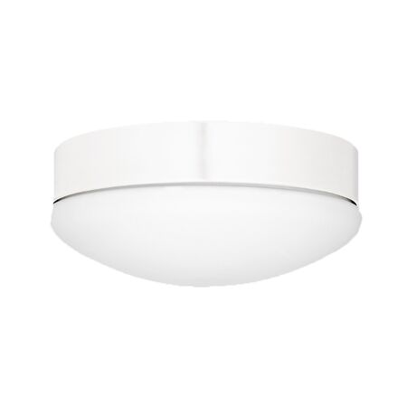 HPM LED Dimmable Warm White Oyster Light Kit White