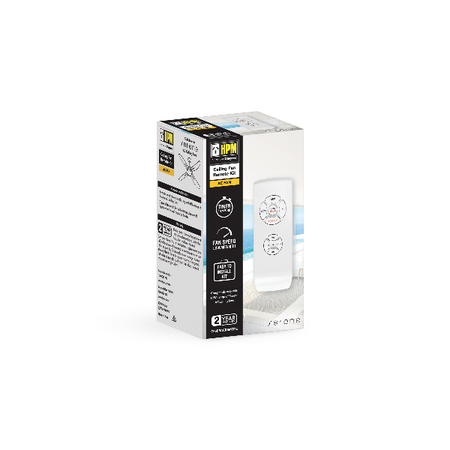 HPM Serene AC Ceiling Fan Remote Control Kit White