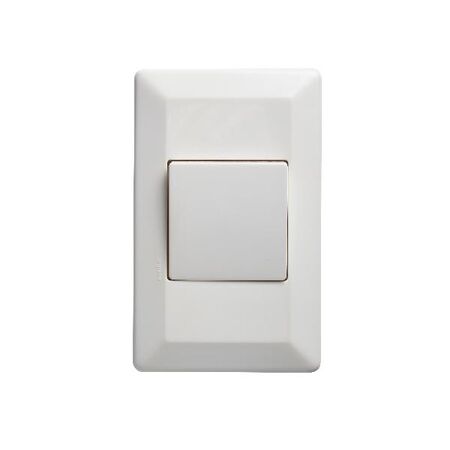 Como - Vertical Single Pole Double Throw -rocker Intermediate switch 1 gang 10A 240V a.c. white