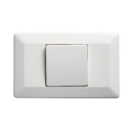Como - Horizontal Single Pole Double Throw - rocker Isolator switch 1 gang 35A 240V a.c. white