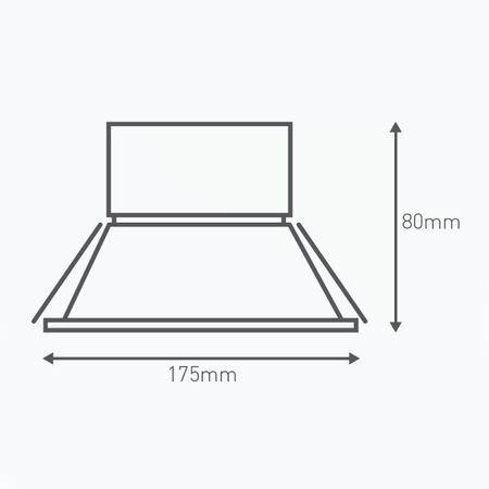 HPM DLI Tri-Colour 10W LED Dimmable Downlight with Integrated Driver White 150mm