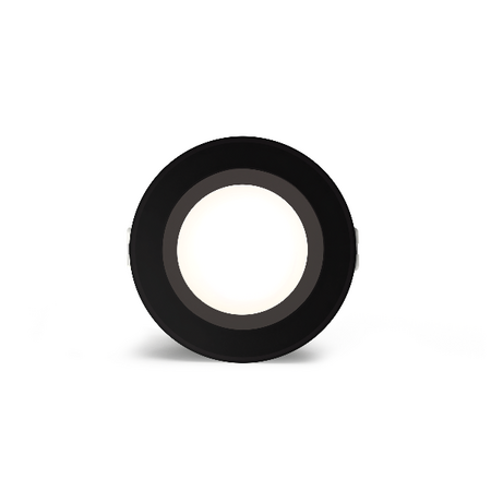 HPM Zyla LED 5W 606lm Tri-Colour Recessed Downlight 70mm Black