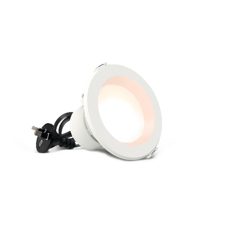HPM Zyla LED 5W 606lm Tri-Colour Recessed Downlight 70mm White