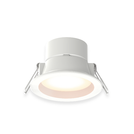 HPM Zyla Plus Flicker Free LED Tri-Colour Recessed Downlight 90mm White
