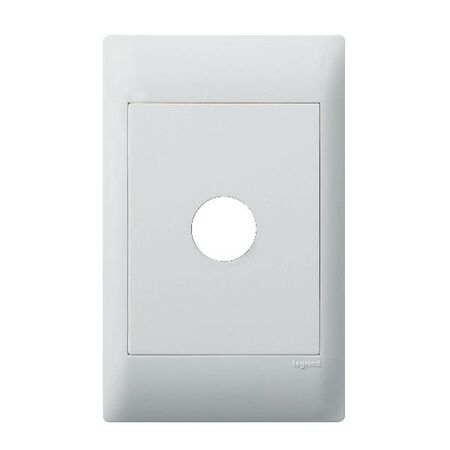 Excel Life - Common plate - Grid & plate For EM series switch mechanisms 1 gang white