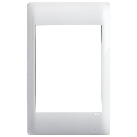 Excel Life - Common plate - Horizontal coverplate 1 horizontal outlet white