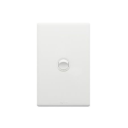 Excel Life 16AX 2 Way Single Pole Double Throw Vertical Rocker Switch 1 Gang Matt White