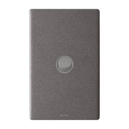 Excel Life 16AX 2 Way Single Pole Double Throw Vertical Rocker Switch 1 Gang Urban Grey