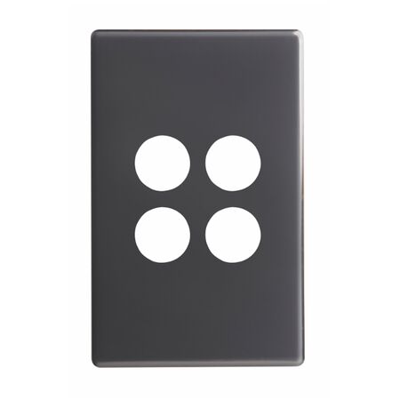 Excel Life Switch Coverplate 4 Gang Diesel