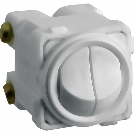 Excel Life - Rocker switch mechanism 1 way duo 16A 10AX 240V a.c. white