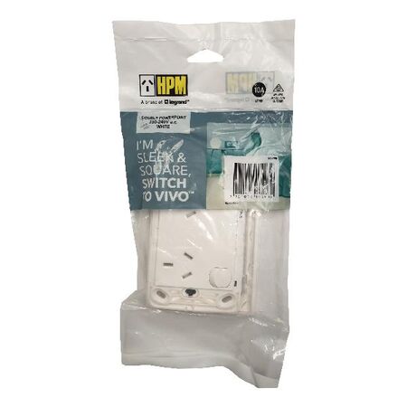 HPM VIVO 10A Horizontal Double Power Point White