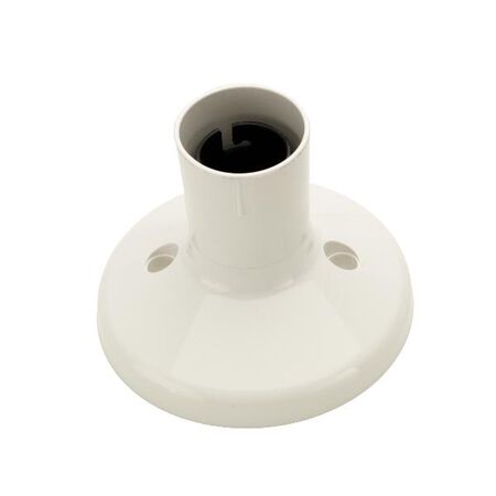 HPM B22 Fixed Bayonet Batten Holder 90mm White
