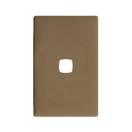 Linea - Coverplate 1 gang soft touch khaki