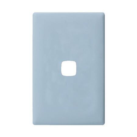 Linea - Coverplate 1 gang soft touch blue
