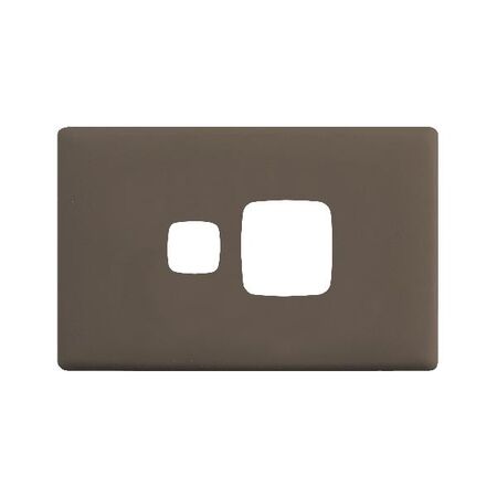 Linea - Powerpoint coverplate 1 gang wet elephant
