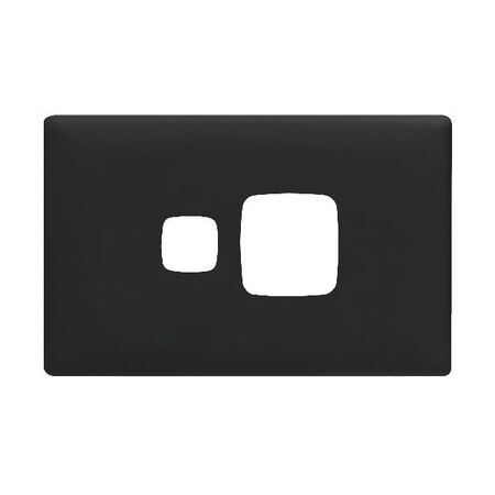 Linea Powerpoint coverplate 1 gang midnight dash