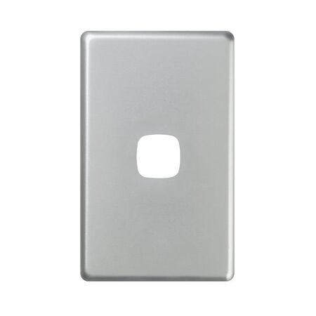 EXCEL - 1 Gang Switch Coverplate Only - Matt Silver