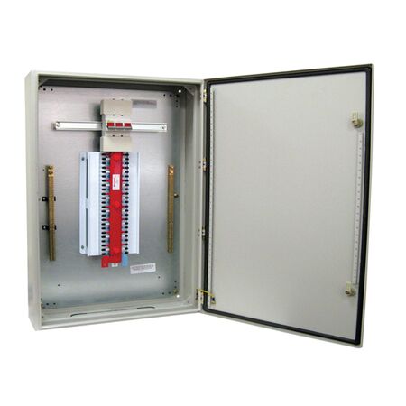 DBX³ - Distribution board IP55 1 DIN standard with main switch grey 48P 250A 1000Hx600Wx200Dmm