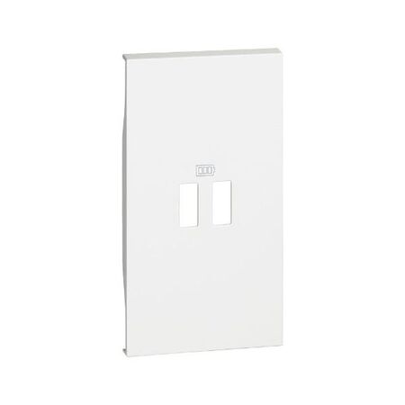 Living Now 2 Module Dual USB Charging Mechanism Cover White