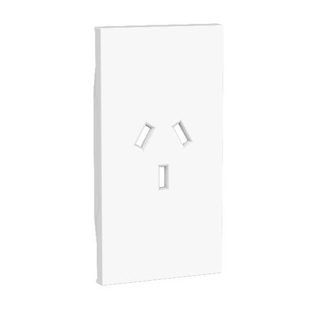 Bticino Living Now 10A Autoswitch Single Powerpoint Cover White