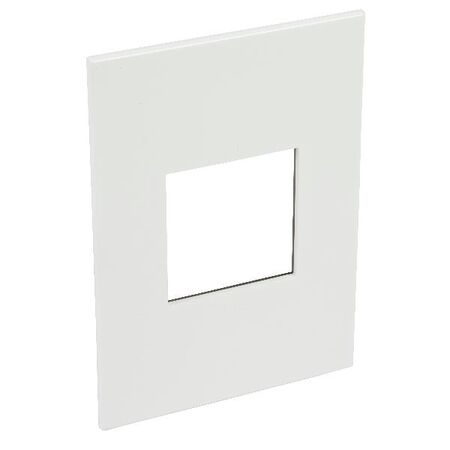 ARTEOR Square 2 Module Vertical Coverplate White