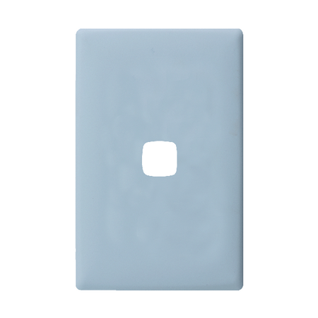 Linea - Coverplate 1 gang soft touch blue