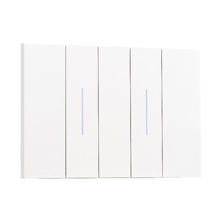 Bticino Living Now 10A 2 Gang Switch White