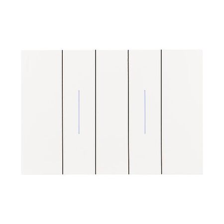 Bticino Living Now 10A 2 Gang Switch White