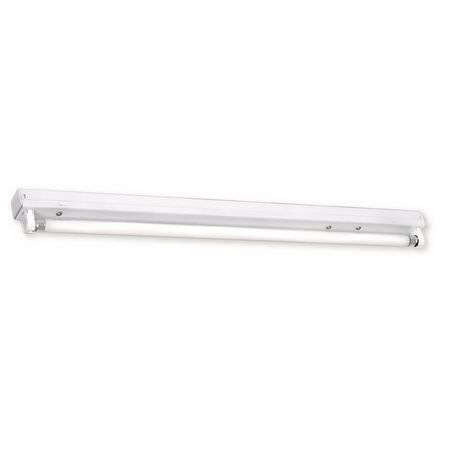 Nelson - Fluorescent batten T5 slimline 14W cool white 4000K white finish