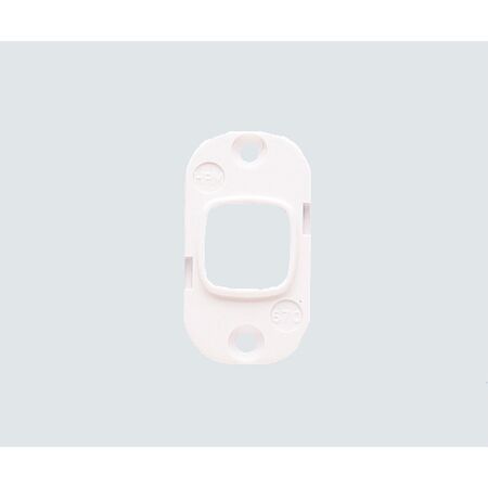Architectural metal - Grid 1 gang white to suit Esco & Multi ranges plastic