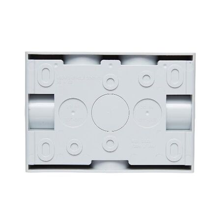 AQUA Life 15A IP53 Weatherproof Surface Mount Single Powerpoint Limestone Grey