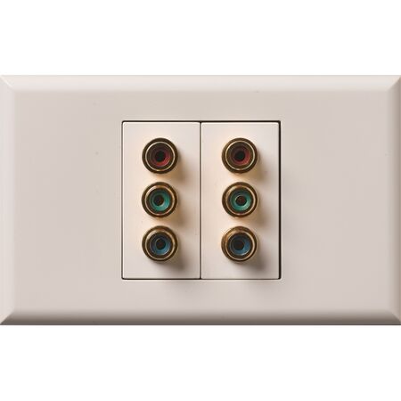 Excel - RGB 2 gang gloss white