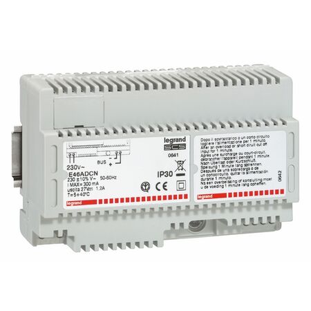 Arteor - MyHOME - BUS power supply - Input 110V a.c. output 27V= - 300 mA - 8 DIN modules