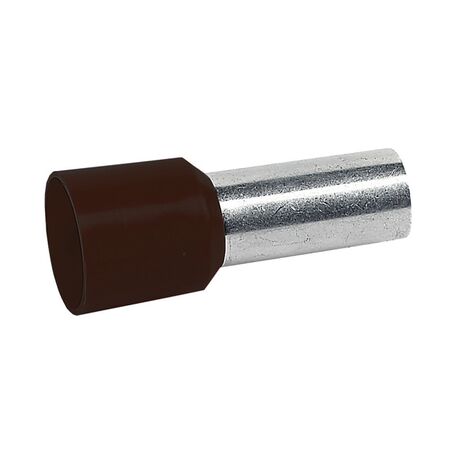 Starfix - ferrule with insulating flange single - individual (box packing) 25mm² 31mm long black pack of 50
