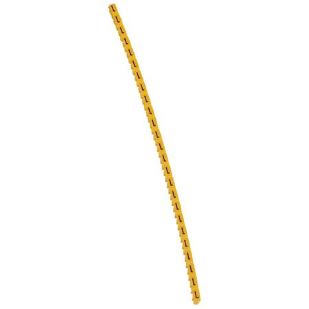 CAB3 - Markers for terminal blocks and wiring 0.15 to 0.5mm² black letters on yellow background 0.15-0.5mm² letter L pack of 300