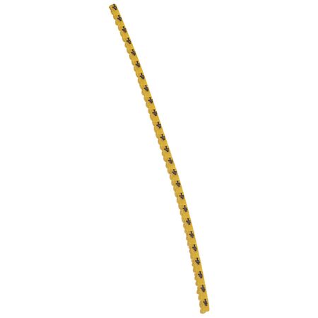CAB3 - Markers for terminal blocks and wiring 0.15 to 0.5mm² black symbols on yellow background 0.15-0.5mm² symbol earth pack of 300