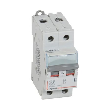 DX³-IS 2P 400V~ 40A Isolating Switch