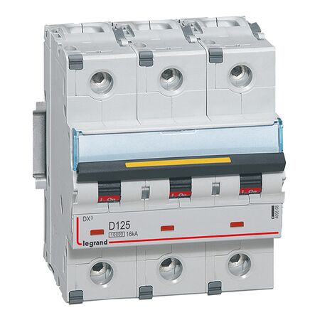 Miniature Circuit Breaker DX3 400V a.c - 3P C 125A 10KA