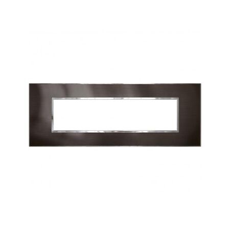ARTEOR Square 8 Module Coverplate Brushed Black