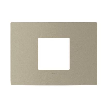 ARTEOR Square 2 Module Horizontal Coverplate Champagne