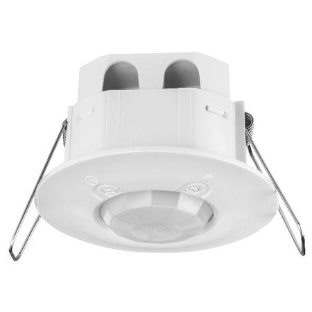 HPM PIR 360° 8m Range Recessed Auto Movement Sensor White