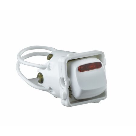 HPM 10A 1 & 2 Way Single Pole Double Throw Self Illuminated Switch White