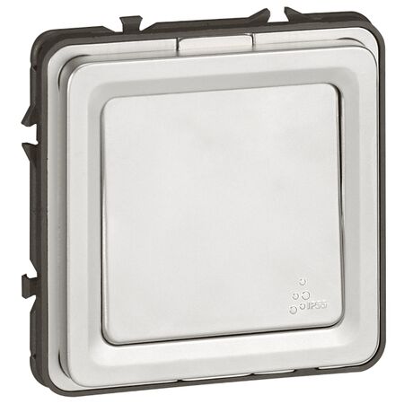 Soliroc - Rocker switch mechanism 2 way IP55 IK10 10A 250V a.c. magnesium