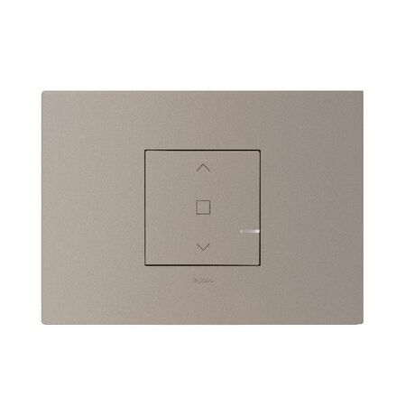 ARTEOR with NETATMO - Wireless Blind Switch - 1 Gang 2 Module - Aluminium