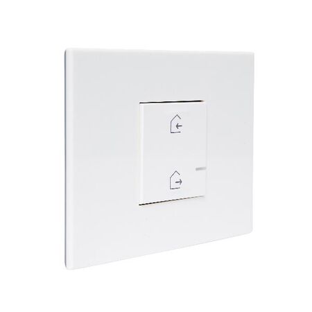 ARTEOR with NETATMO - Wireless Master On/Off Scenario - Horizontal - 1 Gang 2 Module - White