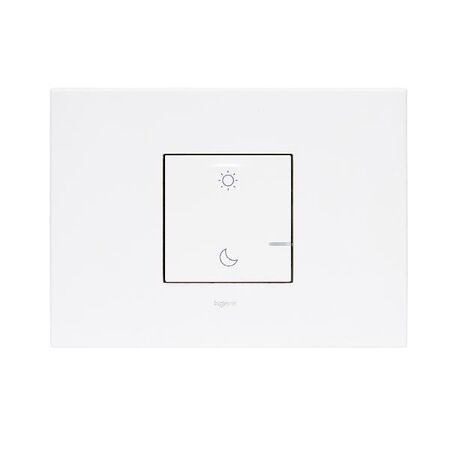 ARTEOR with NETATMO - Wireless Night/Day Scenarios - Horizontal - 1 Gang 2 Module - White