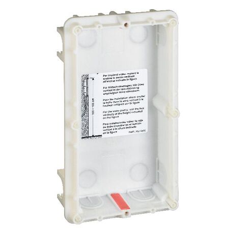 Bticino Sfera 2 Module Plastic Flush Mount Box